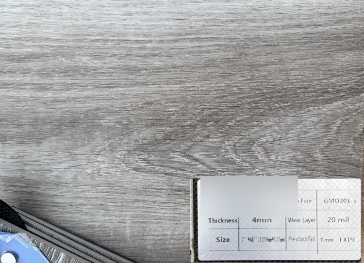 5 mm SPC flooring sample
